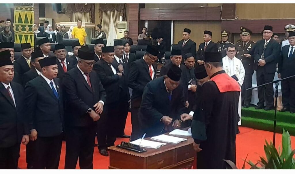 Pelantikan anggota DPRD Deli Serdang 2024