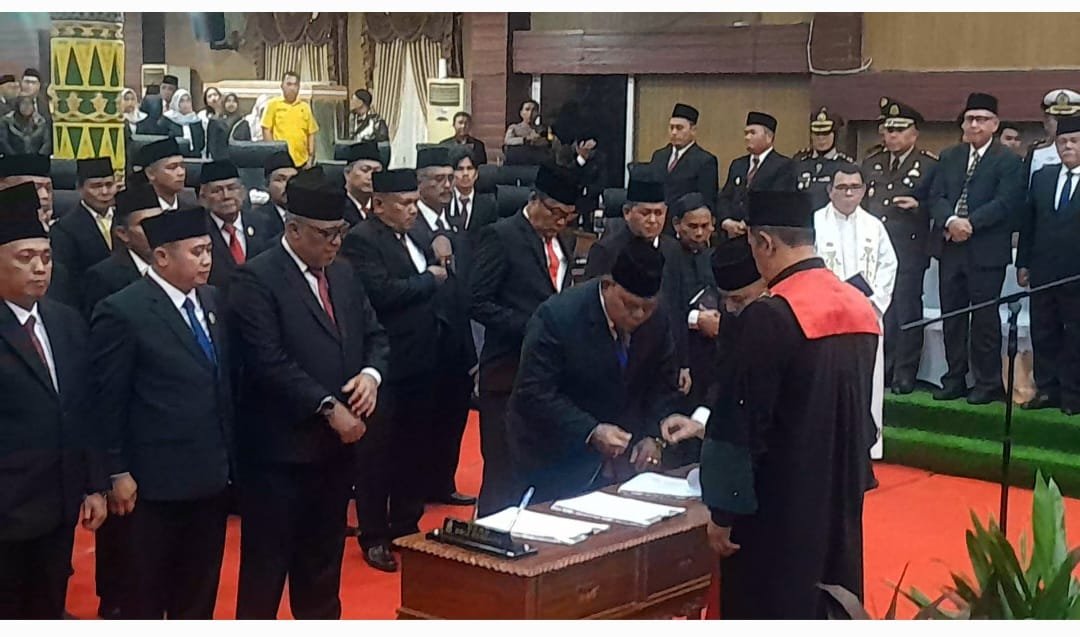Pelantikan anggota DPRD Deli Serdang 2024