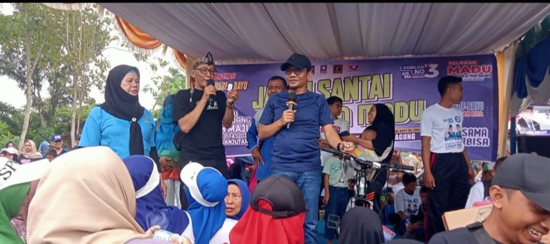 Jalan Santai Pagar Merbau Paslon AYS & BSA