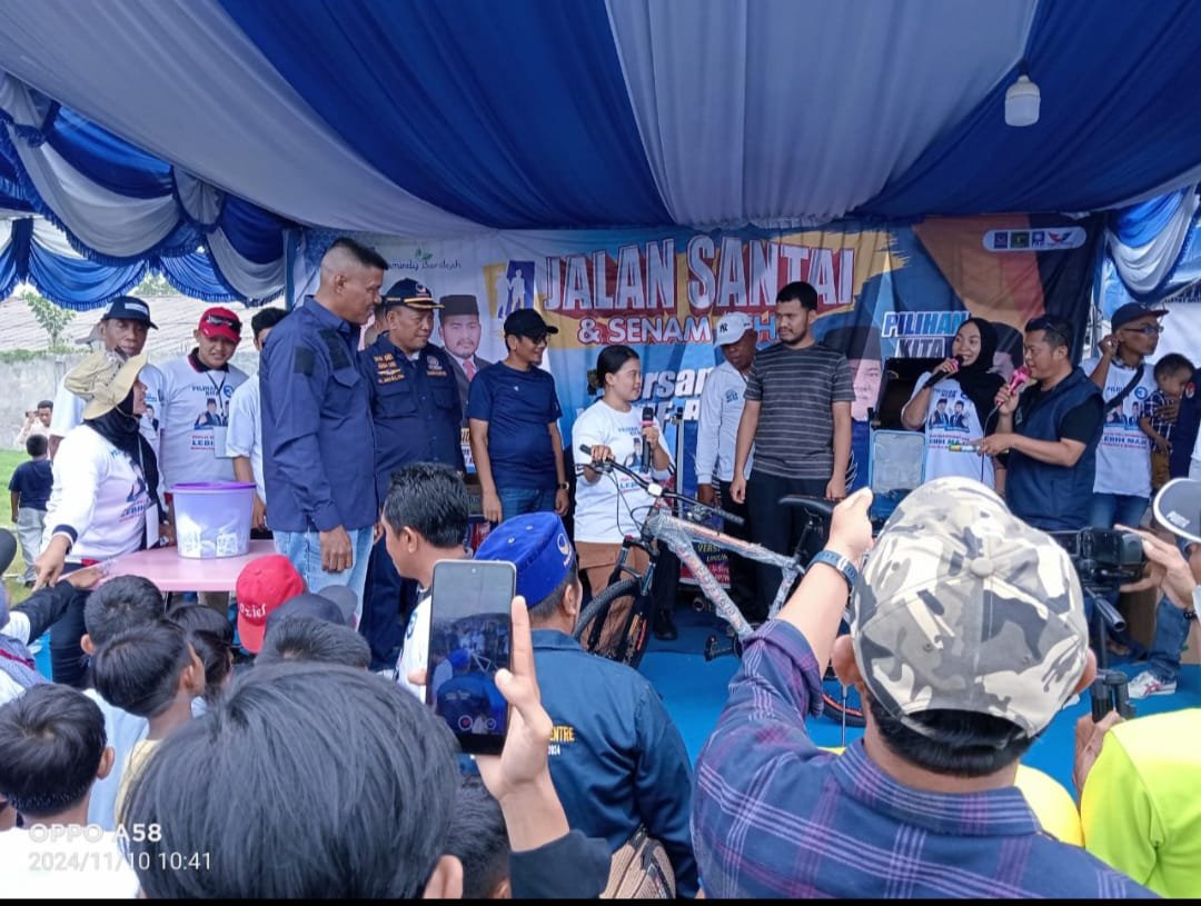 Relawan AHM gelar Jalan Santai Deli Serdang Pilkada 2024