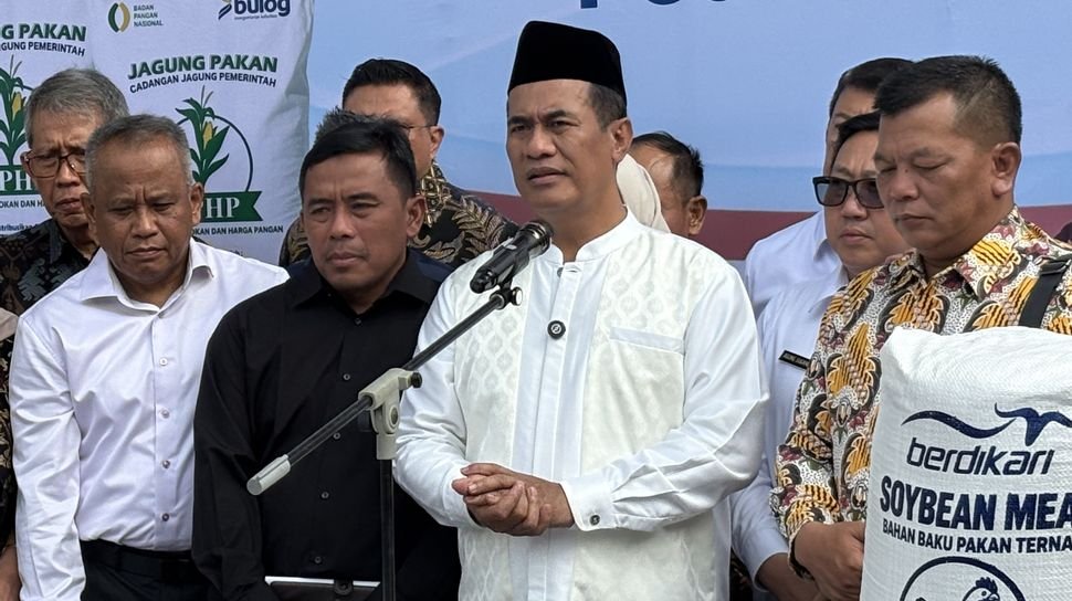 Menteri Pertanian Andi Amran Sulaiman melaporkan ketersediaan beras nasional kepada Presiden Prabowo Subianto.