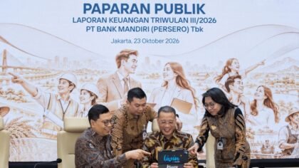 Bank Mandiri mencatat laba bersih konsolidasi Rp45,5 triliun hingga kuartal III 2026