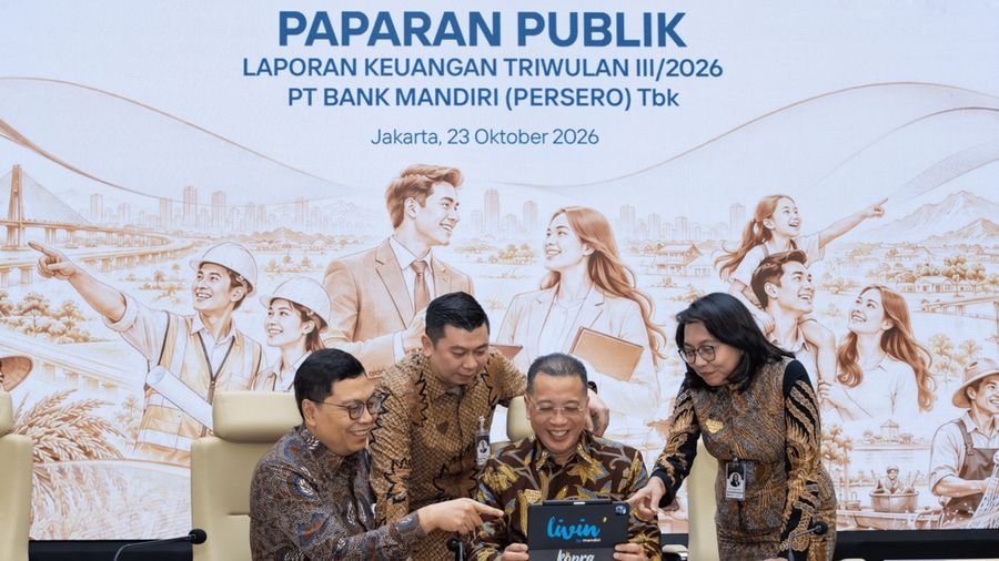 Bank Mandiri mencatat laba bersih konsolidasi Rp45,5 triliun hingga kuartal III 2026