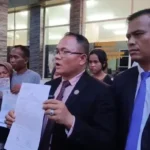 Photo : Ramces Pandiangan dan Tiopan Tarigan sebagai kuasa hukum Abdul Rahim alias Sadek